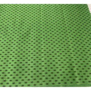 Green Cotton Fabric Tiny Dashes Pattern 18"x22" Crafts Sewing DIY Projects
